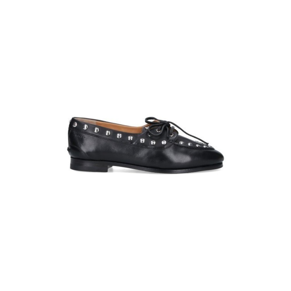 Bally Pointed Toe Slip-On Moccasins With Lace Closure - NWT